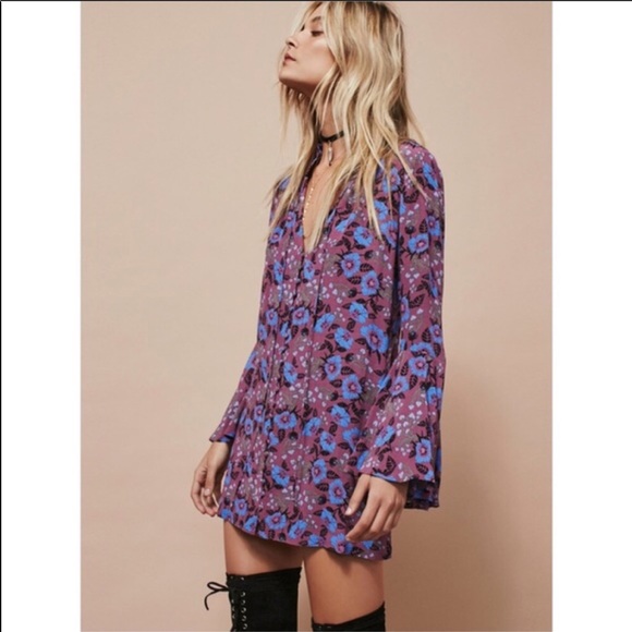RARE! 🔮NWT FREE PEOPLE✨Magic Mystery Printed Tunic✨ - Picture 8 of 8